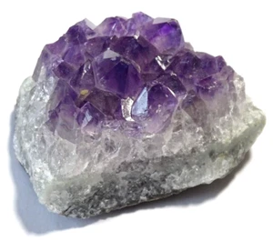 LOVELY FLAT AMETHYST CLUSTER - 6.2 x 3.2 cms 117 grams - third eye - BRAZIL - Picture 1 of 4