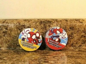 Marvel Spidey & His Amazing Friends Magic Towel Washcloth Set of 2 NEW - Picture 1 of 2