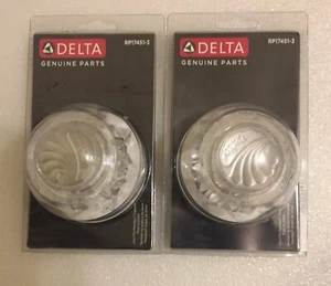 2 Original Delta Wasserhahn Badewanne Dusche Knopf Griff RP17451-3 NEU versiegelt - Bild 1 von 6