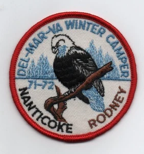 1971-72 (Eagle) Nanticoke Rodney Winter Camper Series Patch (Del-Mar-VA C.) - Picture 1 of 1