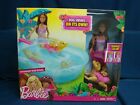 Mattel 2016 Barbie Color Change Swimmin Pup Pool African American 