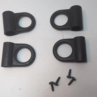 Lot of Bowflex 2x 5lb & 2x 10lb Power Rod Eye Hooks End Caps with Screws - Image 1 of 4