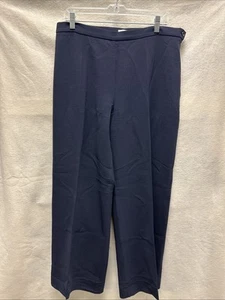 Agnona Navy Blue Pants Size 50 - Picture 1 of 5
