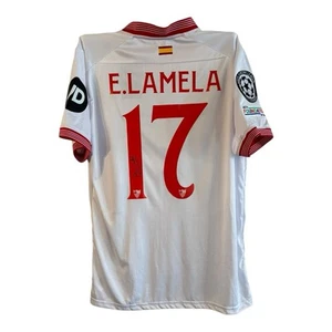 Érik Lamela signed shirt EXACT VIDEO PROOF COA JERSEY SEVILLA 23/24 RARE ERIK - Picture 1 of 4