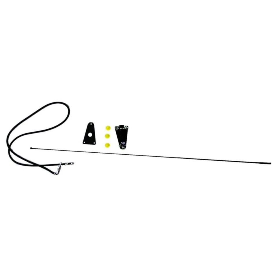 Kit de antena frontal lado del conductor metal negro y plástico para Jeep Wrangler 1990-1995 Foto 1 de 4