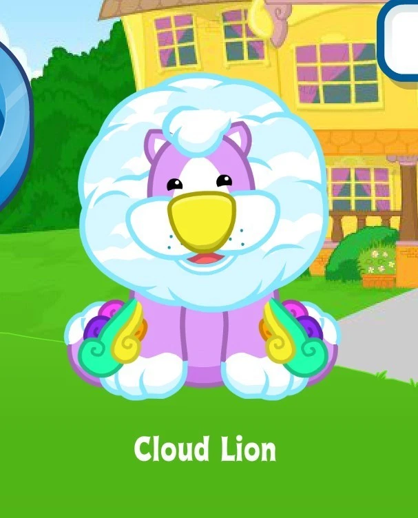 Webkinz Classic Cloud Lion Virtual Adoption Code Only Messaged - Image 1 of 1