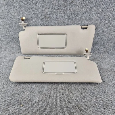 2004-2012 Nissan Armada Sun Visor Driver Passenger Set Gray Left Right Titan - Image 1 of 4