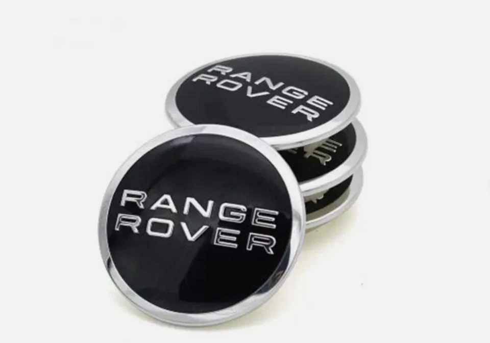 4x Tapacubos centrales de rueda Range Rover negros Land Rover supercargador 62 mm Foto 1 de 1