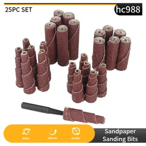 Kit surtido de pulido de 25 piezas de cartucho de lijado espiral cono motor portabilidad - Imagen 1 de 6