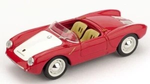 MODELLINO AUTO STATICO PORSCHE 550A RS SPYDER BIPOSTO 1954 ROSSO/BIANCO 1:43 - Foto 1 di 1