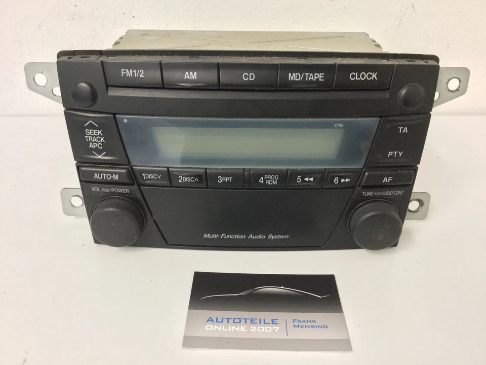 Mazda Premacy CP Autoradio Multifunction Radio Audio System  CB81669S0A 0077875 - Bild 1 von 4