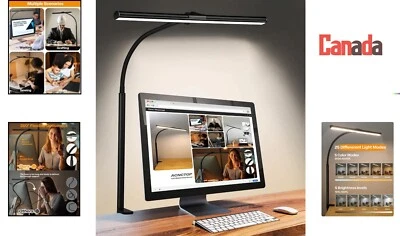 Multi-Functional LED Desk Lamp - Eye-Caring & Energy Saving - Flexible Gooseneck - Image 1 of 4