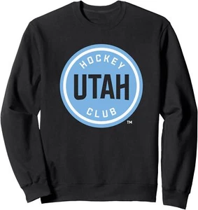 Utah Hockey Club Icon Black Officially Licensed Sweatshirt - Picture 1 of 4