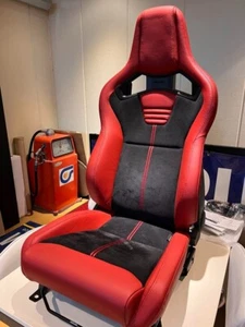 RECARO Cross Sportster CL210H Red Leather/Black Alcantara - Picture 1 of 14