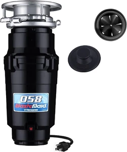 Garbage Disposal Anti-Jam Stainless Steel Food Waste Grinding System, 1/2 HP - Picture 1 of 11