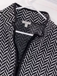 T by Talbots Women’s 3XL Sweater Vest Houndstooth Fast Shipping! XXXL w/pockets - Picture 1 of 3