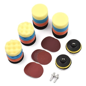 31Pcs Polishing Pads Kit 3 Inches Drill Buffer Attachment with Sanding E1D1 - Picture 1 of 9