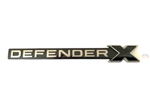 NEW GENUINE OEM WING BADGE EMBLEM LAND ROVER DEFENDER – X DEFENDERX - Picture 1 of 2