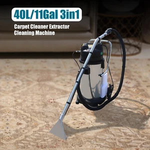 40L Commercial Carpet Cleaner Machine 3in1 Cleaning Machine Pro Vacuum Extractor - Picture 1 of 16