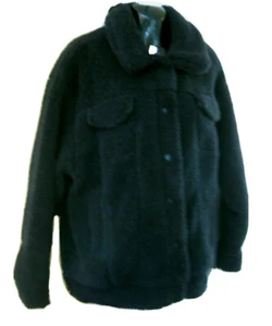 UGG FRANKIE SHERPA TRUCKER JACKE DAMEN GRÖSSE LARGE SCHWARZ - Bild 1 von 7