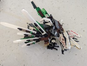 LEGO Ninjago Epic Dragon Battle (9450) Missing Pieces. No figs, manual or box