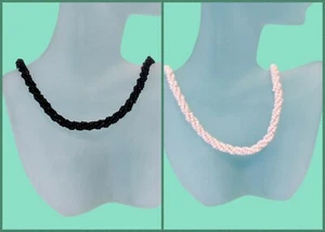 12 PCS  18" Handmade Beaded Rope Chain Necklace WHOLESALE LOT 2 Colors - Picture 1 of 4