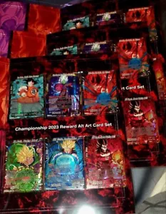 JUEGO DE CARTAS DRAGON BALL SUPER - CAMPEONATO 2023 JUEGO DE CARTAS ARTE ANTIGUO - 6 CARTAS - HOLO - Imagen 1 de 10