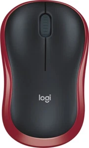 Logitech M185 Wireless Mouse Red - Bild 1 von 1