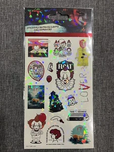IT Pennywise The Dancing Evil Clown Horror Sandy Lion Stickers 4 Sheets NEW - Picture 1 of 2