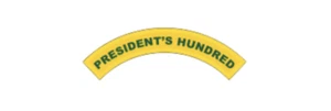 4" us military president's hundred yellow bumper sticker decal usa made - Picture 1 of 1