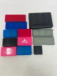 Lot of 12 Nintendo 3DS Game Cartridge Card Case Holder Storage Multi-Color - Picture 1 of 4