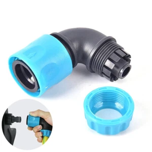 Water Connector Faucet Joint Water Hose Elbow Hose Adapt Irrigation Garden - Picture 1 of 10