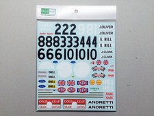 1/12 Lotus 49B Ford Gold Leaf '1976 Decal for Tamiya