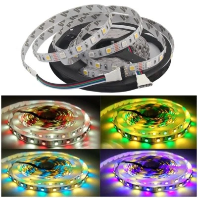 LED Strip 5M 5050 RGBWW RGB+Warm White 300SMD LED Light Strips Tape Flexible 12V - Image 1 of 3