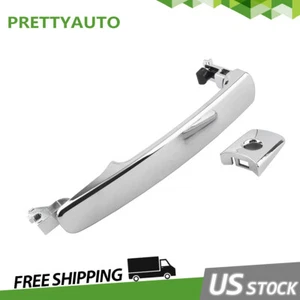 Front Left Driver Side Chrome Door Hande w / Key Hole For 2009-2015 Nissan Rouge - Picture 1 of 9