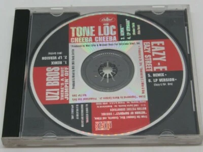 UZI Bros Eazy E Tone Loc Eazy Street Theres A Riot Jumpin Off 1990 Dr Dre Rap - Image 1 of 4