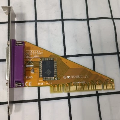 Sunix 4008T Ver2.3 PCI Parallel Port Card FCC: H9MPAR40XX ~ Used - Image 1 of 2