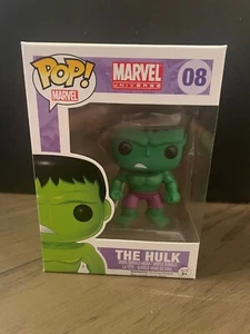 Funko Pop The Hulk #08 Marvel Universe Comics Vinyl Figure w/ Protector - Picture 1 of 5