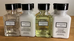 12 Travel Beekman 1802 Fresh Air Shampoo, Conditioner, Lotion, Shower Gel Hotel - Picture 1 of 4