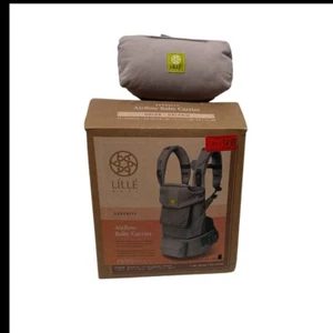 LILLE Baby Serenity Airflow Baby Carrier Dolphin Gray w/ Newborn Insert Pillow - Picture 1 of 12