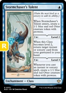 MTG Stormchaser's Talent BloomBurrow Rare Enchantment Class NM - Picture 1 of 3