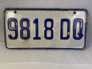 Jamaika Jamaika Karibik Nummernschild original gebrauchter Zustand - Bild 1 von 2