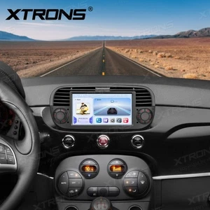 AUTORADIO GPS XTRONS IQ7450FLBP FIAT 500 Android 14 WLAN Carplay Snapdragon 8GB - Bild 1 von 12