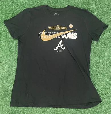 Nike Atlanta Braves Womens World Series Shirt Size Medium NWOT - Image 1 of 3