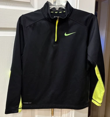 Boy's Nike Therma Fit 1/4 Zip Sweatshirt, Size L - Image 1 of 2