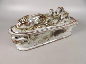 Terrine en Grès "Lièvre au Gîte" par Chantal et Thierry ROBERT - Imagen 1 de 10