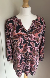 Nutmeg the Henley Top Size 14 - Picture 1 of 6