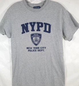 NYPD New York Police Department-Womens T-Shirt-Adult Small-NEW w/ Tags-Gray - Picture 1 of 4
