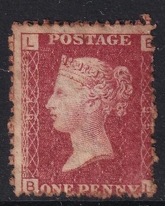 GB, 1864 penny red SG43/44, plate 195 - mint no gum - Imagen 1 de 2