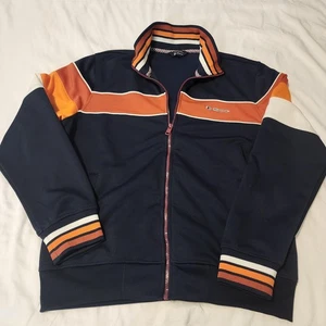 Ben Sherman Color Block Full Zip Langarm Herren L Trainingsjacke N Blau Orange - Bild 1 von 10